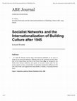 Research paper thumbnail of Socialist Networks and the Internationalization of Building Culture after 1945