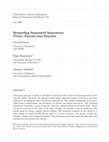 Research paper thumbnail of Rewarding sequential innovators: prizes, patents and buyouts