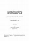 Research paper thumbnail of AN ECONOMIC TAKE ON PATENT LICENSING: UNDERSTANDING THE IMPLICATIONS OF THE "FIRST SALE PATENT EXHAUSTION" DOCTRINE