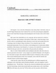 Research paper thumbnail of Marianela Medrano Interview with Annecy Baez