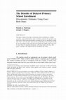 Research paper thumbnail of The Benefits of Delayed Primary School Enrollment: Discontinuity Estimates Using Exact Birth Dates