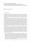 Research paper thumbnail of Las Aguas que nos dividen. Causas y mecanismos de resolución de los conflictos por el agua dulce entre Chile y Bolivia