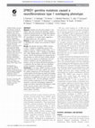 Research paper thumbnail of SPRED1 germline mutations caused a neurofibromatosis type 1 overlapping phenotype