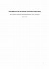 Research paper thumbnail of Why Behaviorism Never Crossed the Ocean: German and American Psychology Between 1924 and 1933