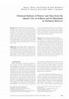 Research paper thumbnail of Chemical Analyses of Pottery and Clays from the Islamic City of al-Basra and Its Hinterland in Northern Morocco