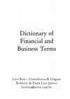 Research paper thumbnail of Dictionary of Finantial and Business Terms