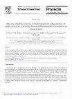 Research paper thumbnail of The role of public relations in the development and promotion of public structures: University Hassan II Mohammedia-Casablanca As a case in point 