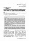 Research paper thumbnail of Formulation and Evaluation of Tramadol HCl Matrix Tablets Using Carbopol 974P and 934 as Rate-Controlling Agents