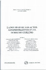 Research paper thumbnail of (2013) Presupuestos metodológicos para el análisis de la nulidad en el Derecho Administrativo