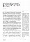 Research paper thumbnail of Los espacios de sociabilidad en la estructuración de la Juventud Peronista post 55 en la ciudad de Buenos Aires