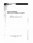 Research paper thumbnail of Rabin, L. & Leeman, J. (2015) Critical service-learning and literary study in Spanish. In L. Grobman and R. Rosenberg (Eds.) Service Learning and Literary Studies in English. (New York: Modern Language Association). 128-137