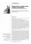 Research paper thumbnail of Repercusión e impacto de las revistas de enfermería del Espacio Científico Iberoamericano. Año 2006