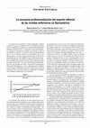 Research paper thumbnail of La necesaria profesionalización del soporte editorial de las revistas enfermeras en Iberoamérica