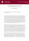 Research paper thumbnail of Un autografo leopardiano sconosciuto di "Ogni mondano evento" (Canti, XL). in "Cognitive Philology" (7) 2014.