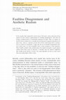 Research paper thumbnail of Faultless Disagreement and Aesthetic Realism