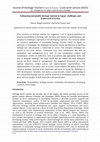 Research paper thumbnail of Enhancing sustainable heritage tourism in Egypt: challenges and framework of action