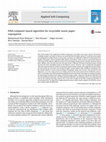 Research paper thumbnail of DNA computer based algorithm for recyclable waste paper segregation