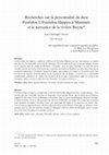 Research paper thumbnail of Recherches sur la personnalité du dieu Poséidon I. Poséidon Hippios à Mantinée et la naissance de la rivière Boyne