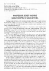 Research paper thumbnail of 2014 Jerzy Wilde,   Profesor Jerzy Woyke nasz mistrz i nauczyciel