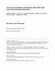 Research paper thumbnail of Structure of Turbulence in Katabatic Flows below and above the Wind-Speed Maximum