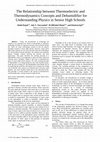 Research paper thumbnail of The Relationship between Thermoelectric and Thermodynamics Concepts and Dehumidifier for Understanding Physics in Senior High Schools