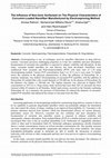 Research paper thumbnail of The Influence of Non-Ionic Surfactant on the Physical Characteristics of Curcumin-Loaded Nanofiber Manufactured by Electrospinning Method