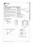 Research paper thumbnail of LM1086 1.5A Low Dropout Positive Regulators General Description