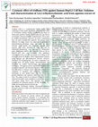 Research paper thumbnail of Cytotoxic effect of tridham (TD) against human HepG2 Cell line: Isolation and characterization of 3,4,5-trihydroxybenzoic acid from aqueous extract of TD