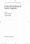 Research paper thumbnail of Code-switching in Early English