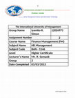 Research paper thumbnail of HRM professional Competencies Assignment