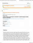 Research paper thumbnail of CUDA Parallel Programming for Simulation of Epidemiological Models Based on Individuals