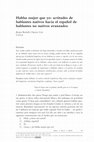 Research paper thumbnail of (Carr, 2015b) Hablas mejor que yo: actitudes de hablantes nativos hacia el español de hablantes no nativos avanzados