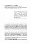 Research paper thumbnail of La teleología oculta de Heidegger. La crítica de Derrida a la «epocalidad» heideggeriana