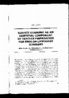 Research paper thumbnail of Service Learning as an Essential Component of Teacher Preparation for English Language Learners