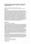 Research paper thumbnail of Education and social reproduction: The impact of social position, school segregation and residential segregation on educational performance in Athens