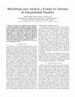 Research paper thumbnail of Metodologıa para Analizar y Evaluar los Sistemas de Entrada/Salida Paralelos