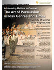 Research paper thumbnail of Art of Persuasion, Conference, University of Cyprus