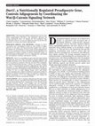 Research paper thumbnail of Dact1, a Nutritionally Regulated Preadipocyte Gene, Controls Adipogenesis by Coordinating the Wnt/beta-Catenin Signaling Network