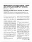 Research paper thumbnail of Chaouachi JSCR 2014 OLYMPIC WEIGHTLIFTING AND PLYOMETRIC TRAINING WITH CHILDREN PROVIDES SIMILAR OR GREATER PERFORMANCE IMPROVEMENTS THAN TRADITIONAL RESISTANCE TRAINING