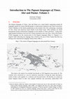 Research paper thumbnail of Introduction to the Papuan languages of Timor, Alor and Pantar