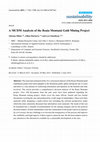 Research paper thumbnail of A MCDM Analysis of the Roşia Montană Gold Mining Project