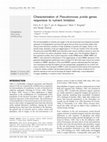 Research paper thumbnail of Characterization of Pseudomonas putida Genes Responsive to Nutrient Limitation