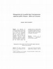 Research paper thumbnail of Management de la qualité dans l'enseignement supérieur public français : débat sur la mesure