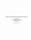 Research paper thumbnail of Regional Travel Behaviour of International VFR Travellers