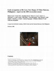 Research paper thumbnail of Early occupation at Ille Cave, New Ibajay, El Nido, Palawan, Philippines: report on the 2005 excavation season (2006)