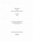 Research paper thumbnail of A discussion of Neolithic settlement patterns in Saudi Arabia and Bahrain during the Holocene Pluvial Period