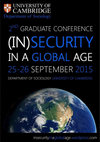 Research paper thumbnail of CfP (In)Security in a Global Age Conference, University of Cambridge (Deadline extended July 25, 2015)