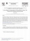 Research paper thumbnail of A New Model in Compensation of Saving Deficit in Turkey: The Golden Days in Banking and Early Results