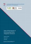 Research paper thumbnail of State of Play Review of Environmental Policy Integration Literature.  Research Series Paper No. 7.