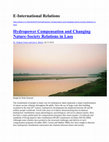 Research paper thumbnail of Hydropower Compensation and Changing Nature-Society Relations in Laos